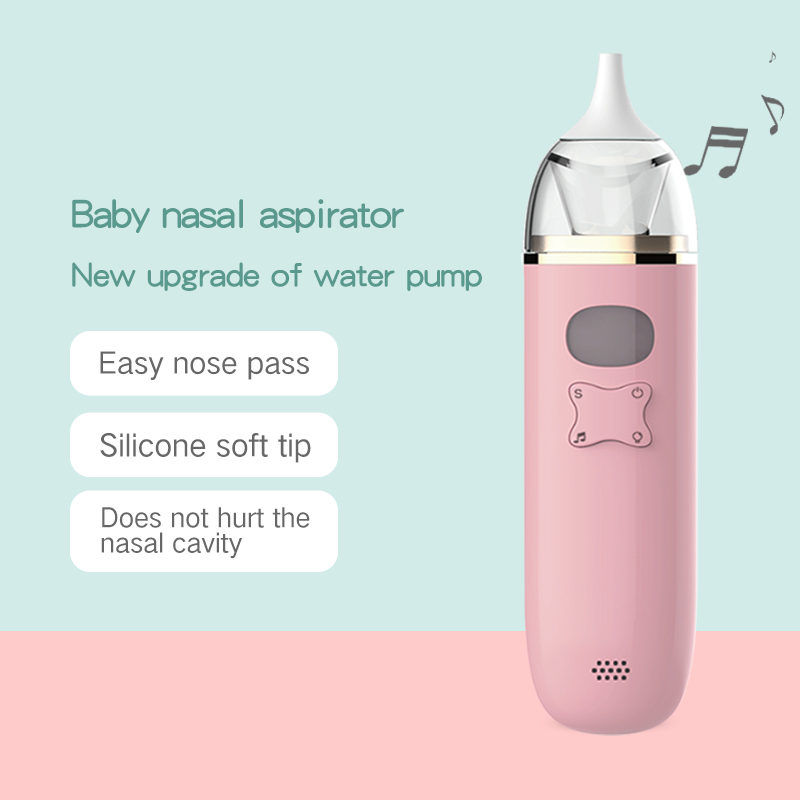 Hot Selling Products USB Laddning Mucus Remover Snot Sucker förnyfödda Spädbarn Småbarn Barn Vuxen Baby Nasal Aspirator