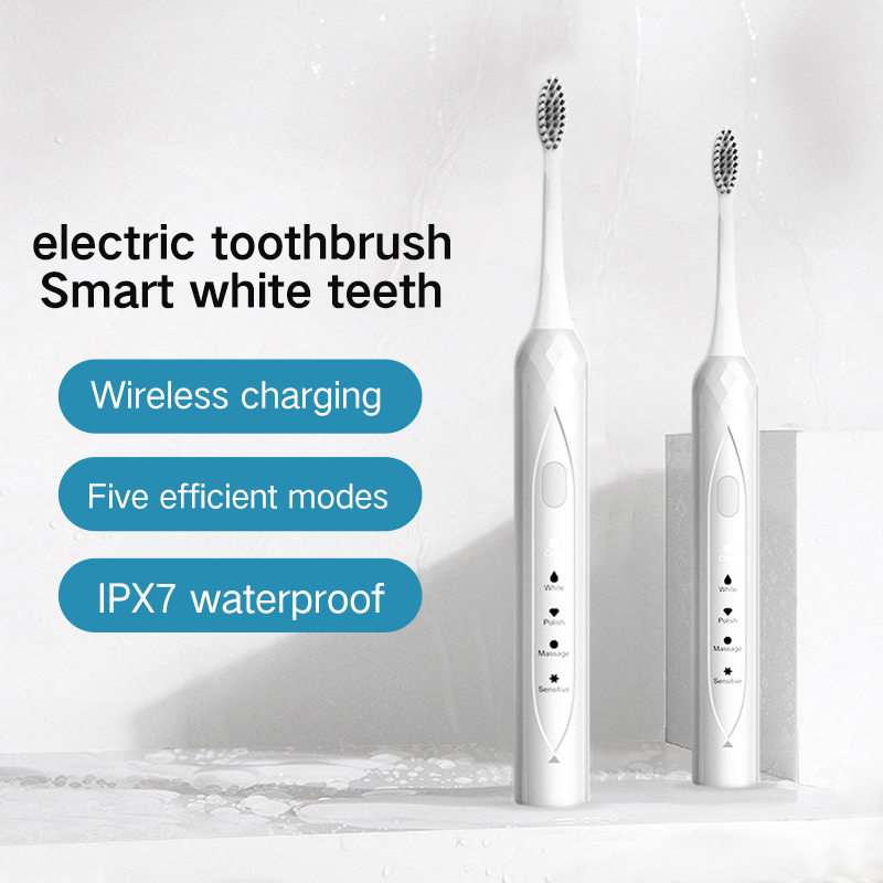 Varm Vuxen Oral Nano Sonic Kraftig Uppladdningsbar Smart Electric Tandborste Dental Cleaner