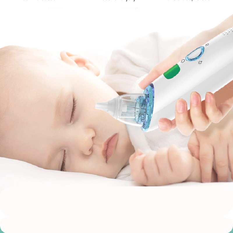 Elektrisknäsa sug för baby automatisk snot sucker för småbarn batteridriven booger sucker för spädbarn